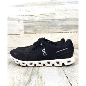 On Cloud 6 Womens 10 Black White Running Shoes Swiss Athletic Sneakers Shoe